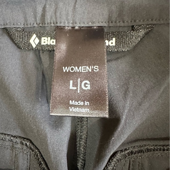Black Diamond Women's Alpine Light Climbing Hiking Pants Large NEW - Picture 13 of 15